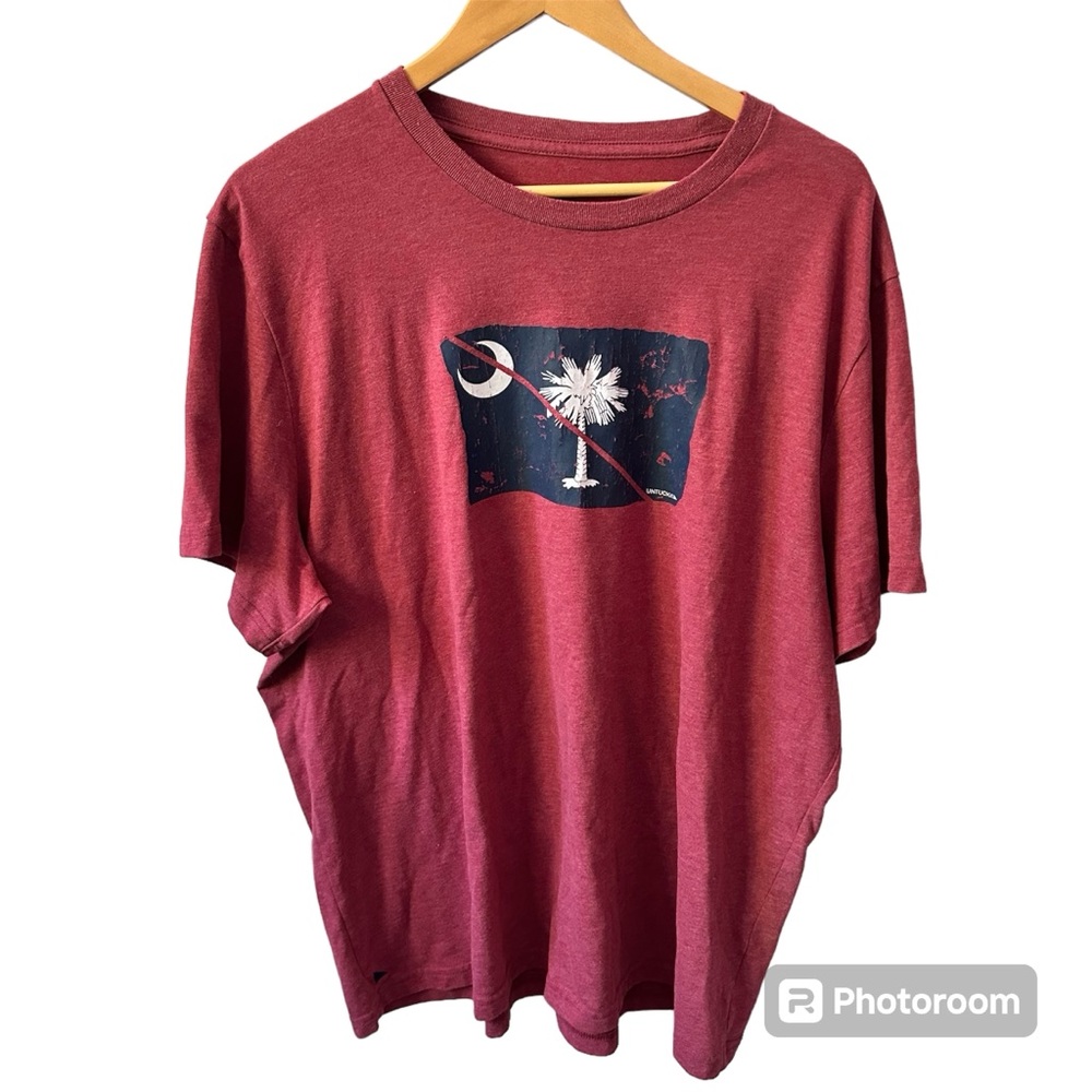 UNTUCKit Red Graphic Cotton‎ Short Sleeve Tee Size XXLarge